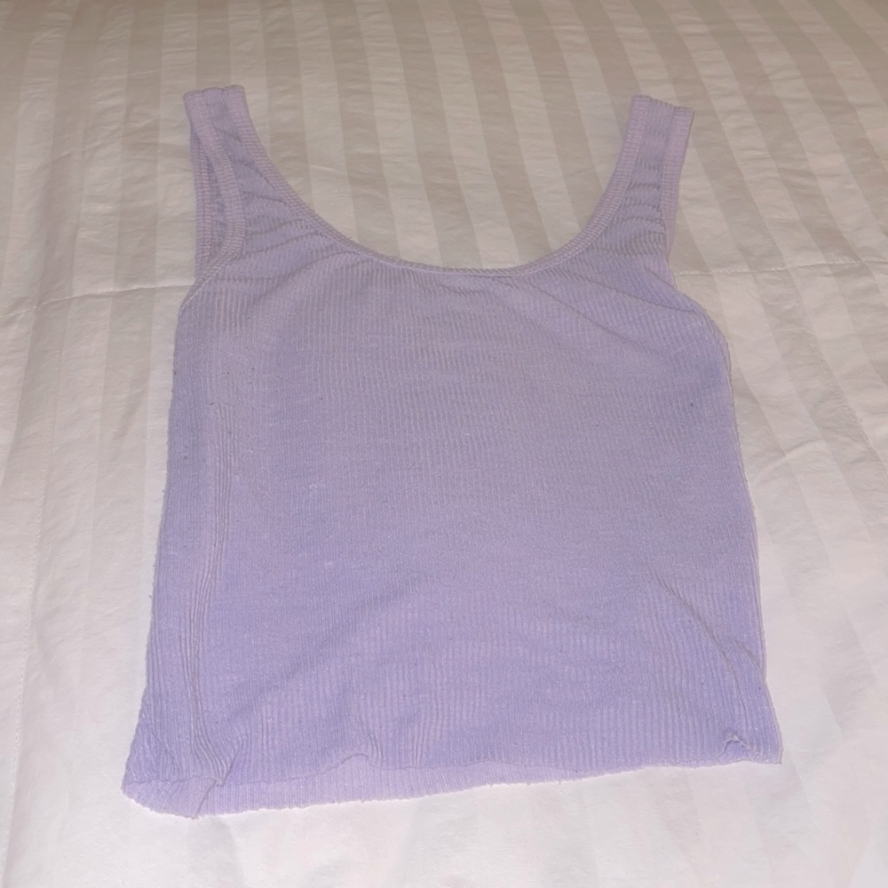 Light purple Me to We cropped tank top
